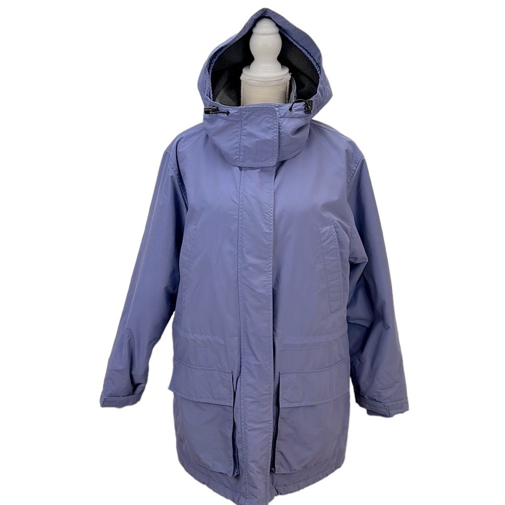 Lands End Polartec Air Core 200 Winter Coat Jacket Medium (10-12) Lavender‎